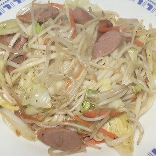 野菜たっぷり焼きうどん